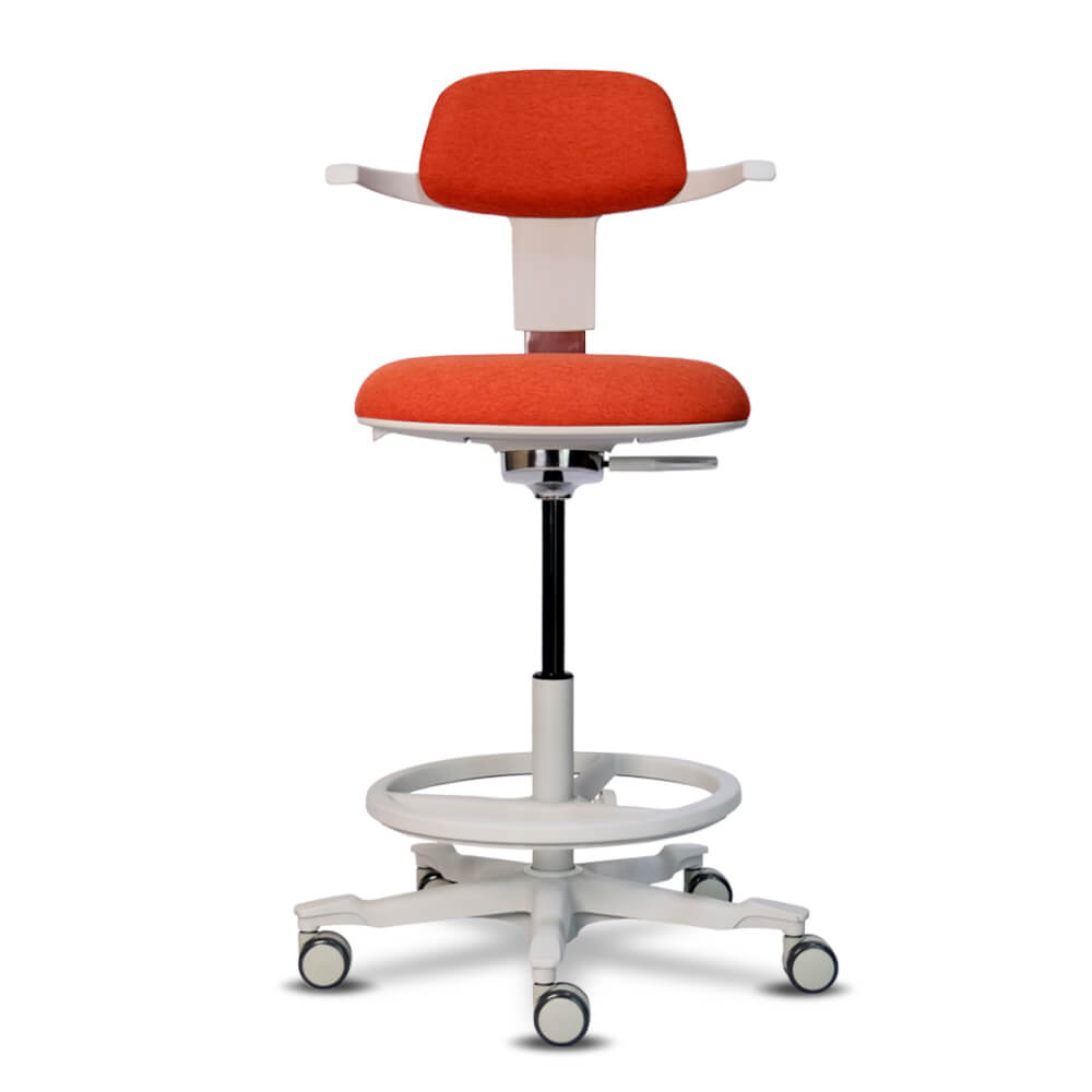 เก้าอี้บาร์ DF PROCHAIR รุ่น NEC สีส้ม